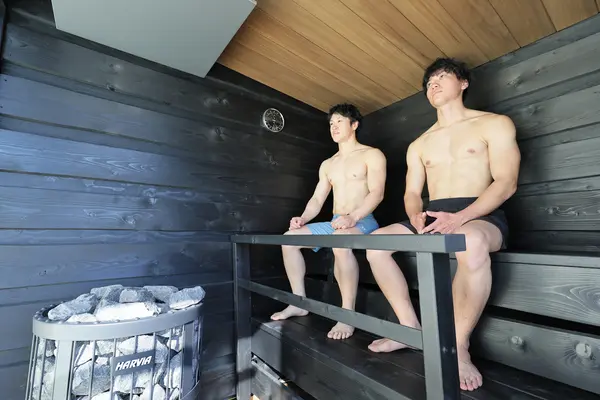 ハルビアサウナを楽しむ